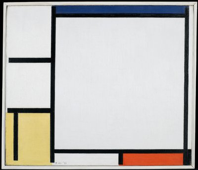 Composizione con blu, rosso, giallo e nero, 1922 da Piet Mondrian